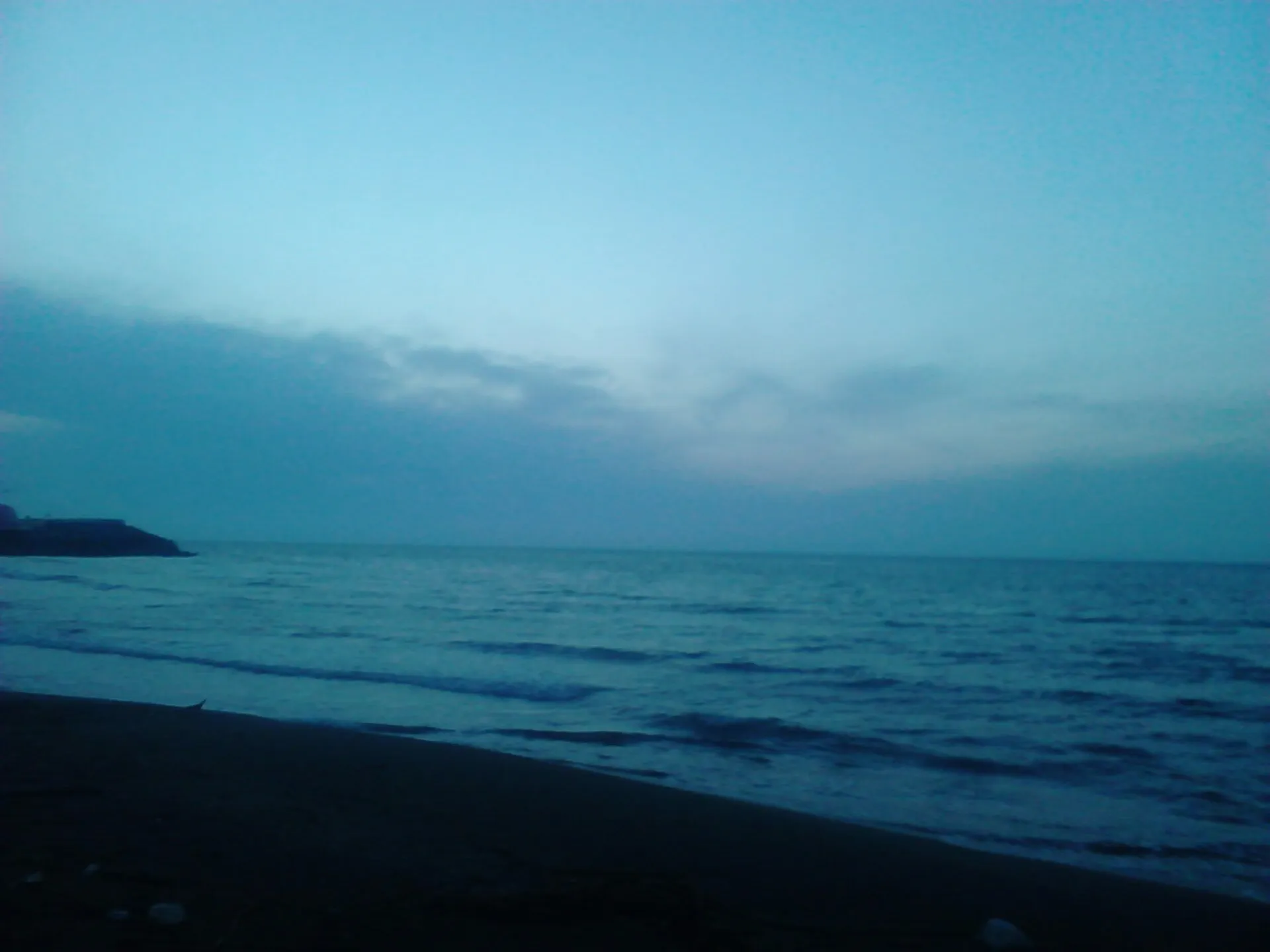 The Caspian Sea coast in Iran