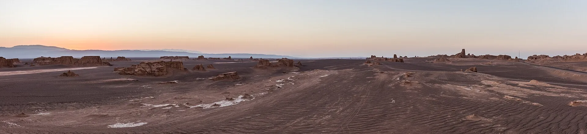 The Lut Desert in Iran