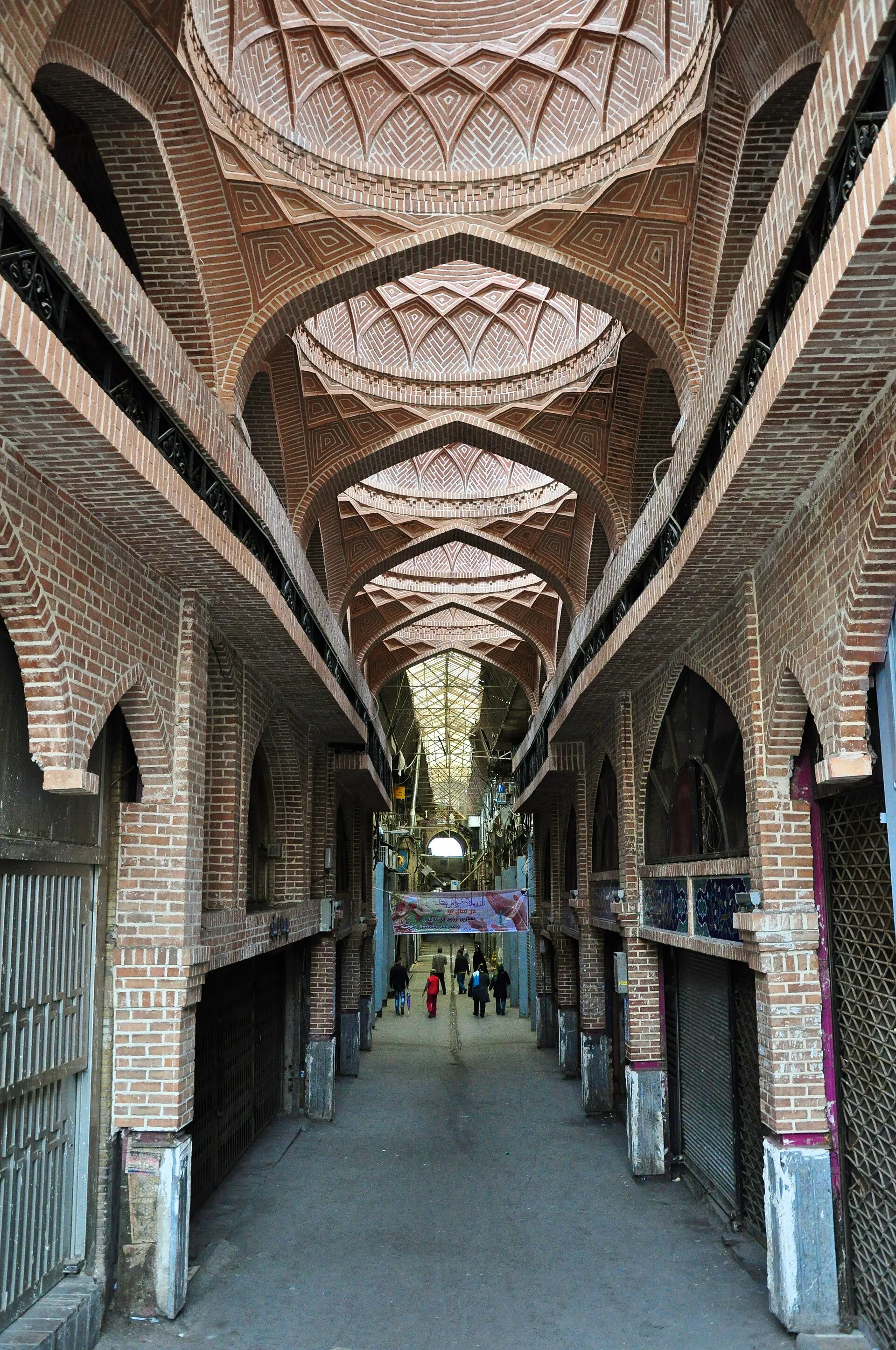 A passageway in Tehran Old Bazaar